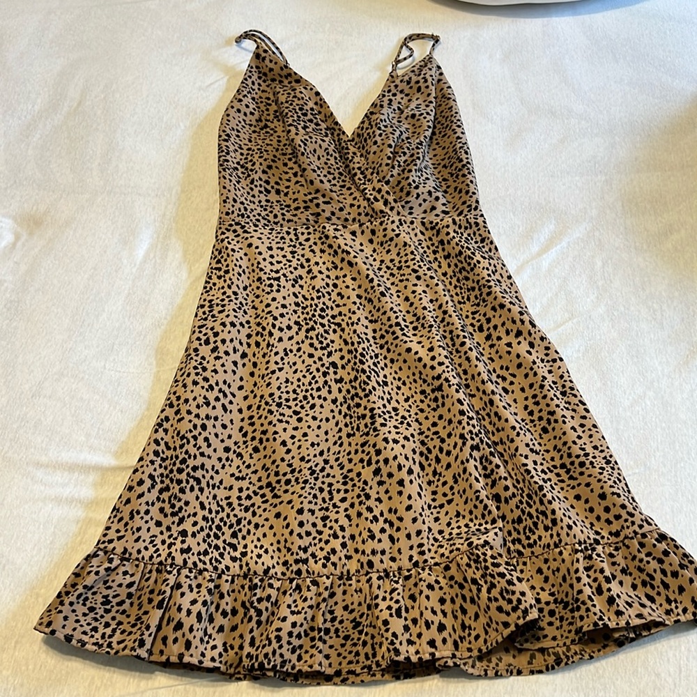 Cheetah print mahina dress size small